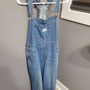 Levis Women's Blue Denim Overalls